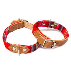 Inca Orange Dog Collar by Hiro & Wolf