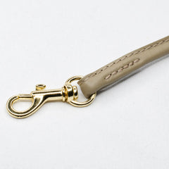 Lightweight Leather Tag Dog Collar With Brass by Petiquette