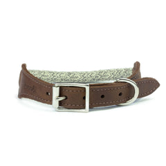 Grey Tweed 100% British Wool Dog Collar