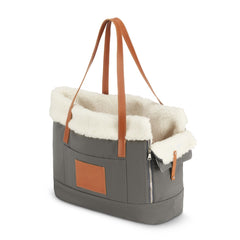 Liiva Grey Dog Carrier & Handbag by Labbvenn