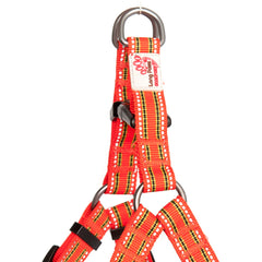 Orange Padded Reflective Dog Harness | Long Paws