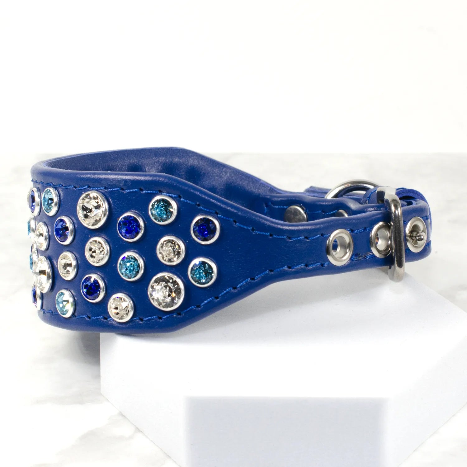 Colour Splash Swarovski Italian Greyhound Collar by Petiquette
