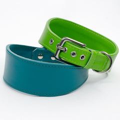 Luxury Leather Greyhound Collar by Petiquette