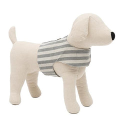 Luxury Flint Stripe Brushed Cotton Dog Harness by Mutts and Hounds