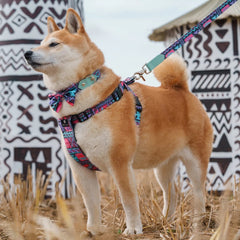 Mud Cloth Dog Harness by Hiro and Wolf | Vegan Dog Harness