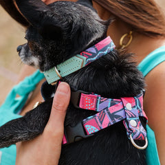 Mud Cloth Dog Harness by Hiro and Wolf | Vegan Dog Harness