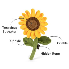P.L.A.Y Blooming Buddies Sassy Sunflower Dog Toy