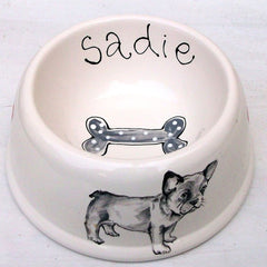 Personalised Ceramic Dog Portrait Bowls