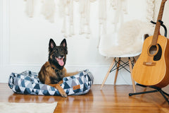 Mosaic Tuxedo Lounge Dog Bed by P.L.A.Y