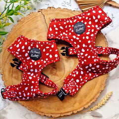 Poppy Toadstool Polka Dog Harness