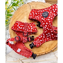 Poppy Toadstool Polka Dog Harness