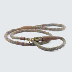 Purple Tweed 100% British Wool Dog Slip Lead