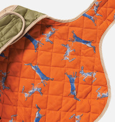 Showerproof Quilted Dog Coat Green by Danish Design