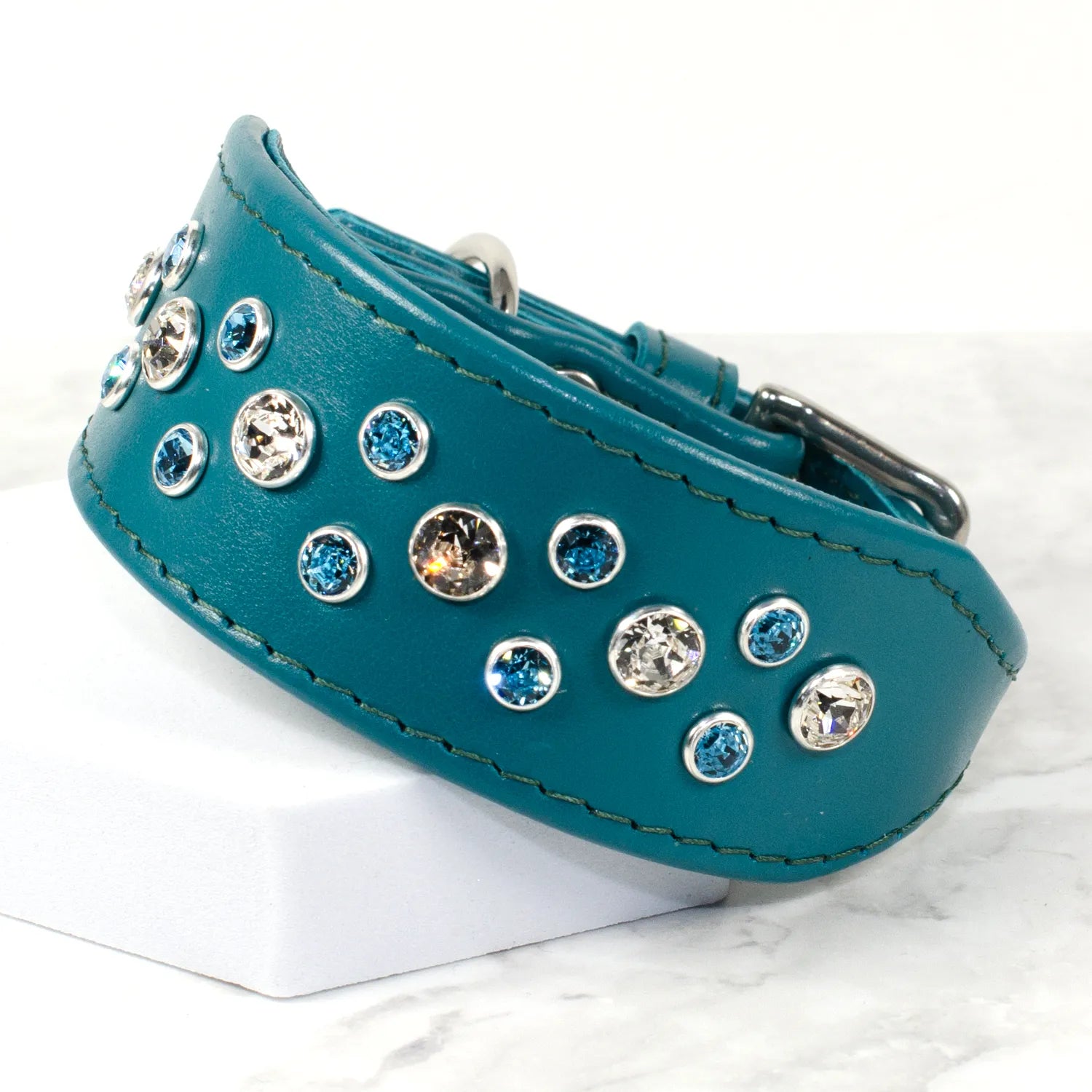 Razzle Dazzle Bling Italian Greyhound Collar by Petiquette