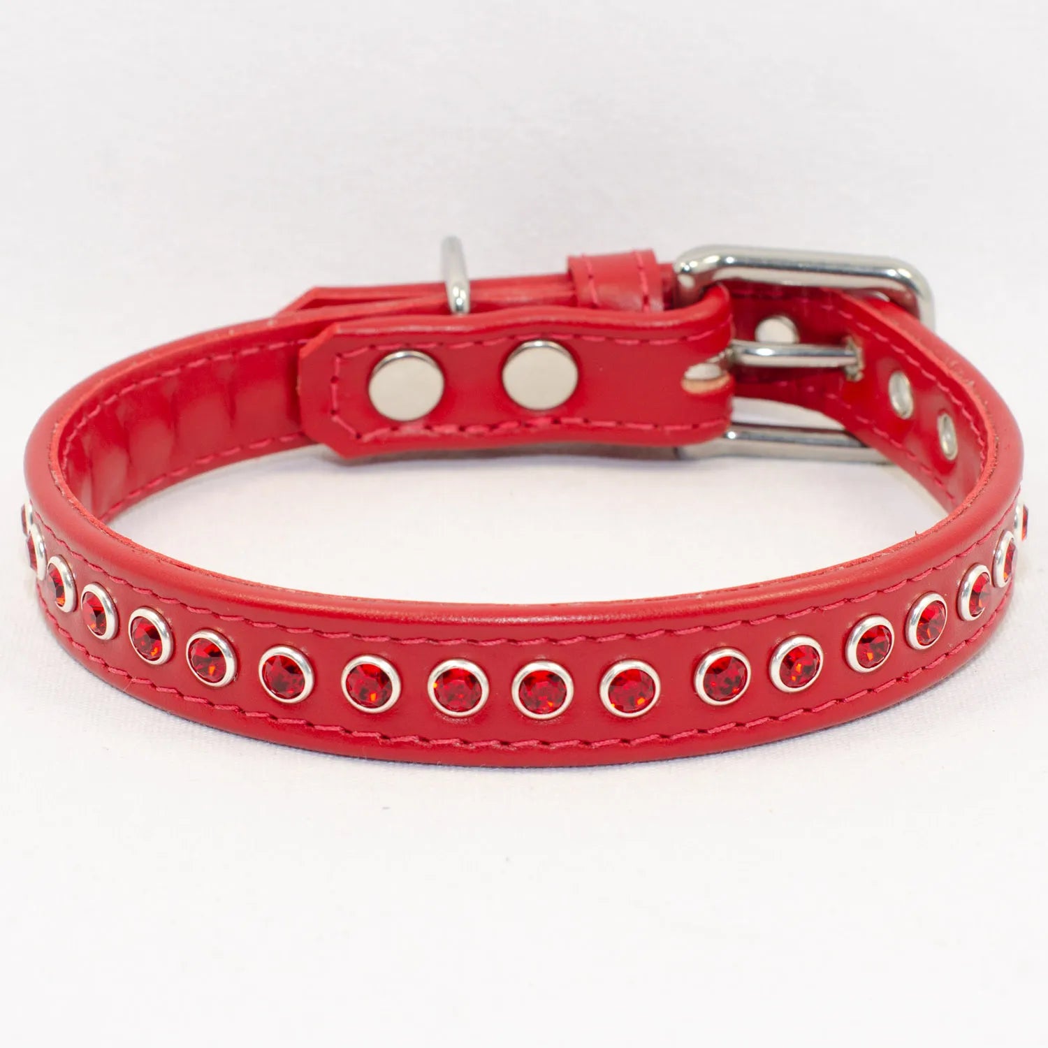 Radiant in Red Swarovski Dog Collar by Petiquette