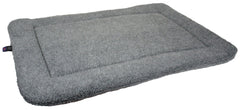 Rectangular Crate Cushion Pads by Pets and Leisure Silver Grey Fleece