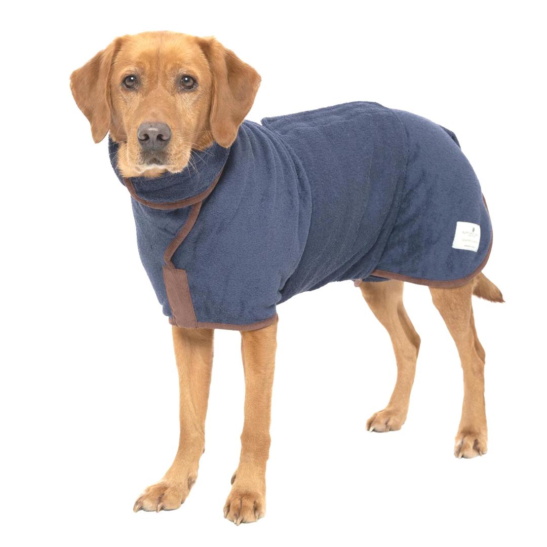 Ruff And Tumble Country Collection Dog Drying Coat French Navy