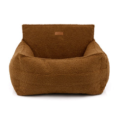 Harmony Boucle Dog Car Seat In Brown