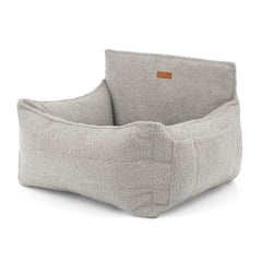 Harmony Boucle Dog Car Seat In Grey
