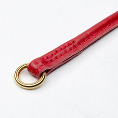 Lightweight Leather Tag Dog Collar With Brass by Petiquette