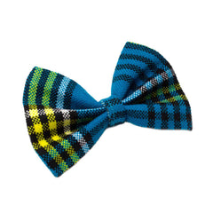 Hiro And Wolf Shuka Blue Dog Bow Tie