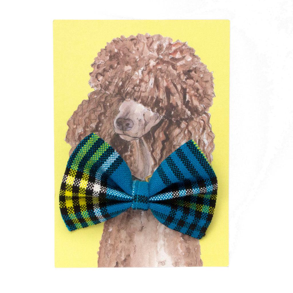 Hiro And Wolf Shuka Blue Dog Bow Tie