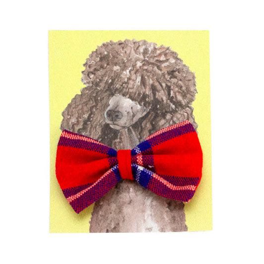 Hiro And Wolf Shuka Red Dog Bow Tie