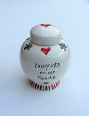 Classic Round Personalised Dog Urn