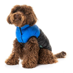 FuzzYard East Harlem Puffer Dog Jacket - Blue