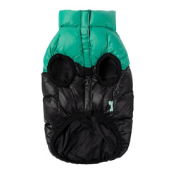 FuzzYard East Harlem Puffer Dog Jacket - Green