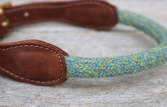 Green Tweed 100% British Wool Dog Collar