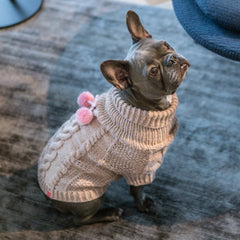 Wooldog Classic Milk Caramel Dog Jumper