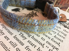 Spitfire Velvet Lined Harris Tweed Dog Collar