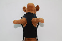 Country and Twee Waterproof Burgundy Underbelly Dog Coat