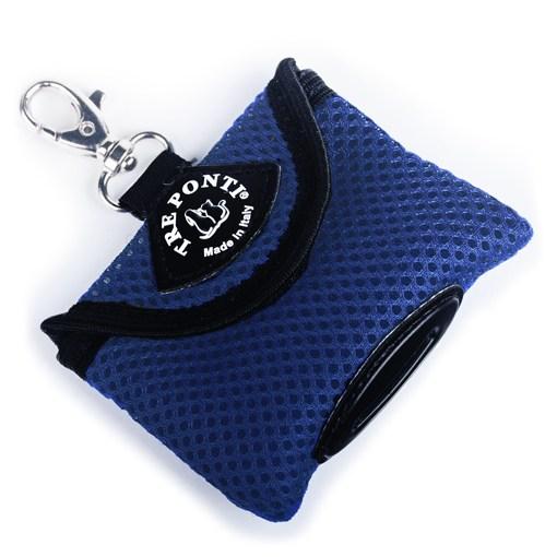Tre Ponti Sky Blue Mesh Poo Bag Dispenser
