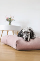 Finno Rose Pink Cushion Dog Bed by Labbvenn