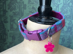 Berry Harris Tweed Designer Dog Collar