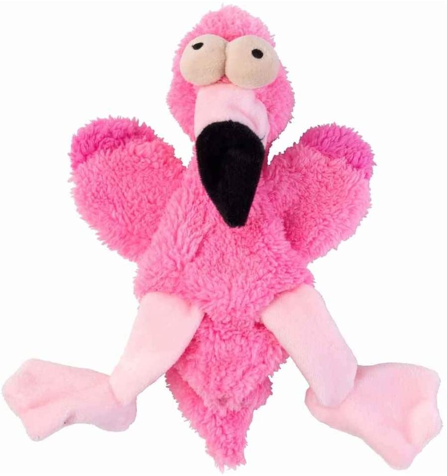 FuzzYard Flat Out Flo the Flamingo Plush Dog Toy