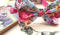 Cherry Blossom Bow Tie Designer Dog Collar