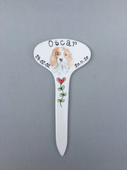 Personalised Ceramic Memorial Marker For Pets