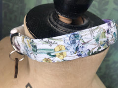 Liberty Wild Flower Dog Collar with Velvet Lining