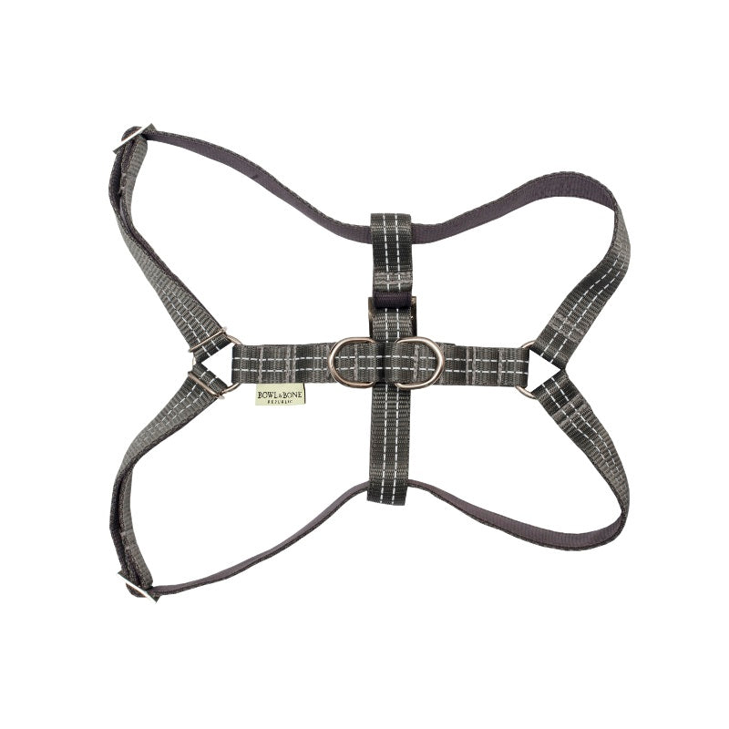 Bowl and Bone Active Grey Dog Harness