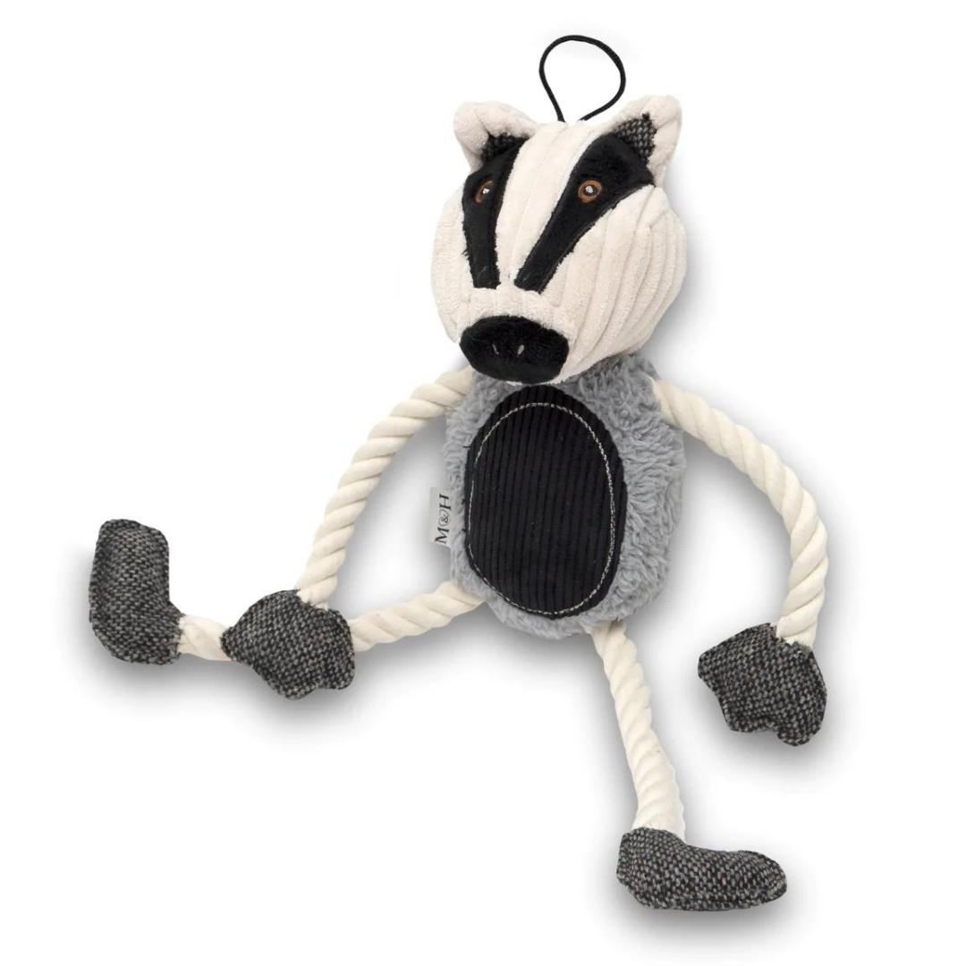 Baxter Badger Plush Dog Toy | Mutts & Hounds