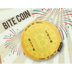 Luxury BiTe Coin Plush Dog Toy | Chelsea Dogs