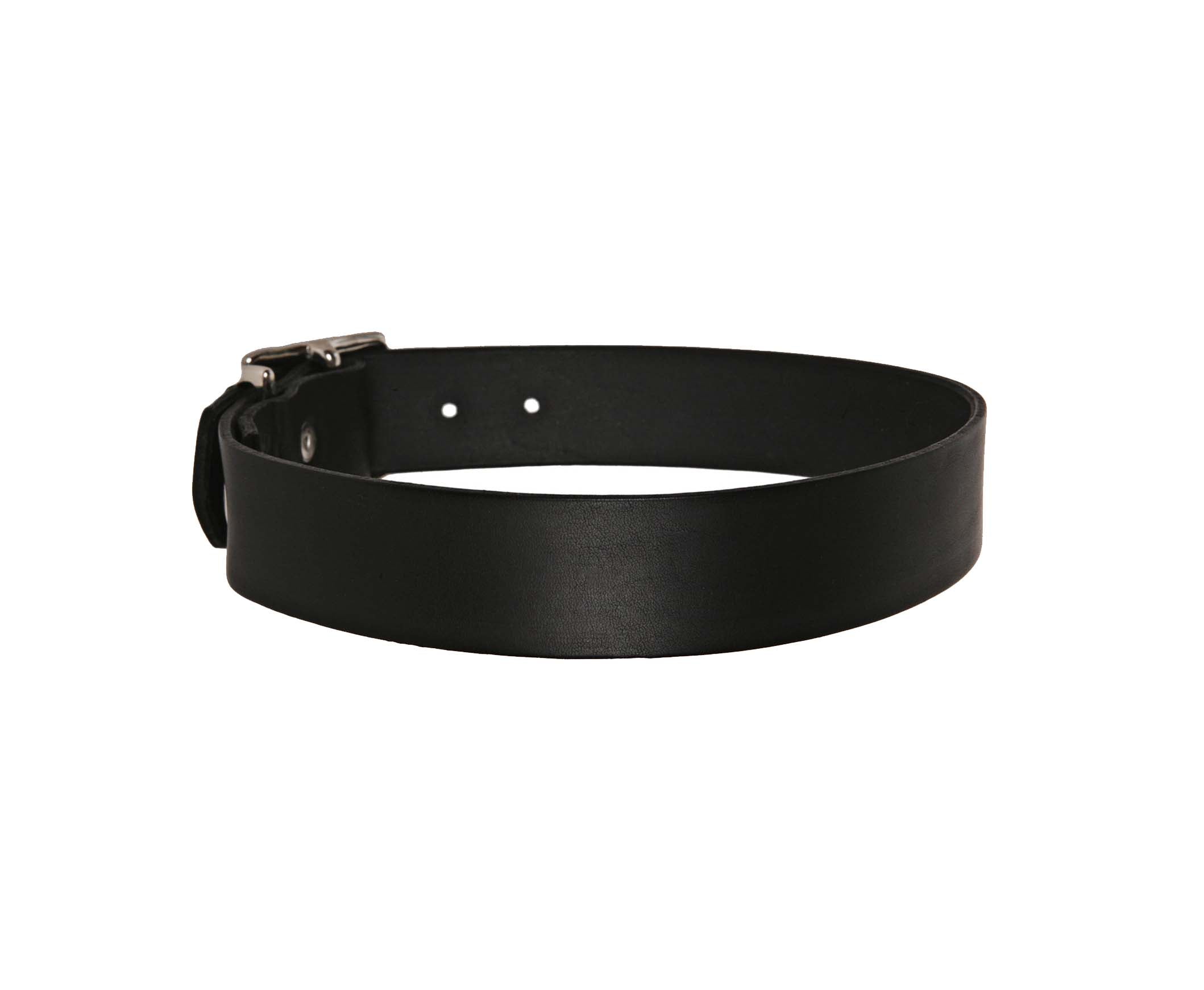 Black Leather Dog Collars