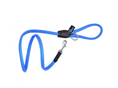 Dogs & Horses Soft Rolled Leather Leads Blue
