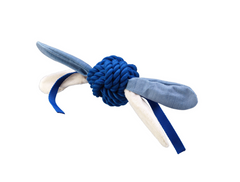 Blue Rope Ball With Tags Dog Toy by House of Paws
