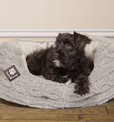Bobble Range Soft Pewter Deluxe Slumber Dog Bed by Danish Design