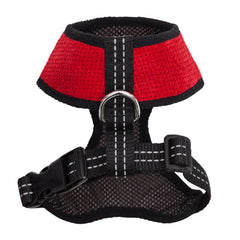 Bowl and Bone Candy Red Dog Harness