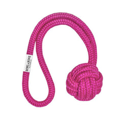 Bowl and Bone Pink Bullet Rope Dog Toy | Luxury Rope Dog Toys